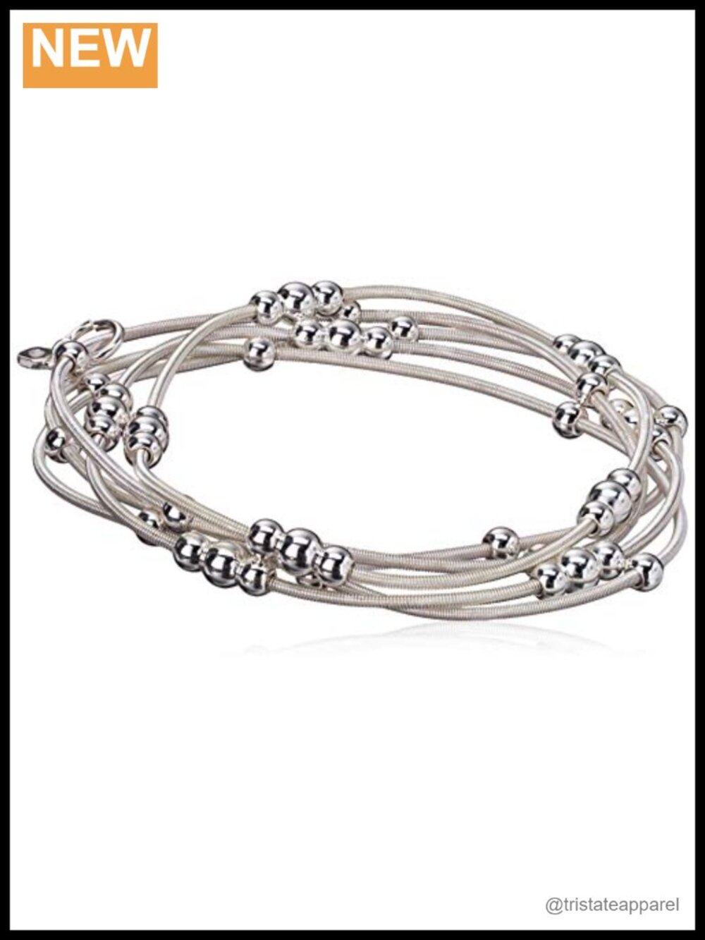 Multi Row Stretch Bangle Bracelets Layered Stackable